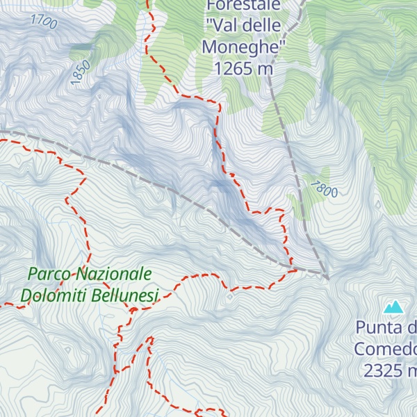 Map of Sasso Delle Undici