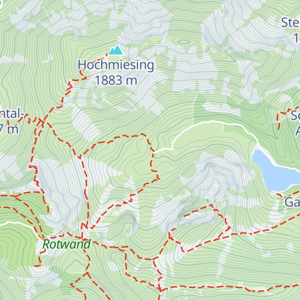 Map of Großtiefental-Alm