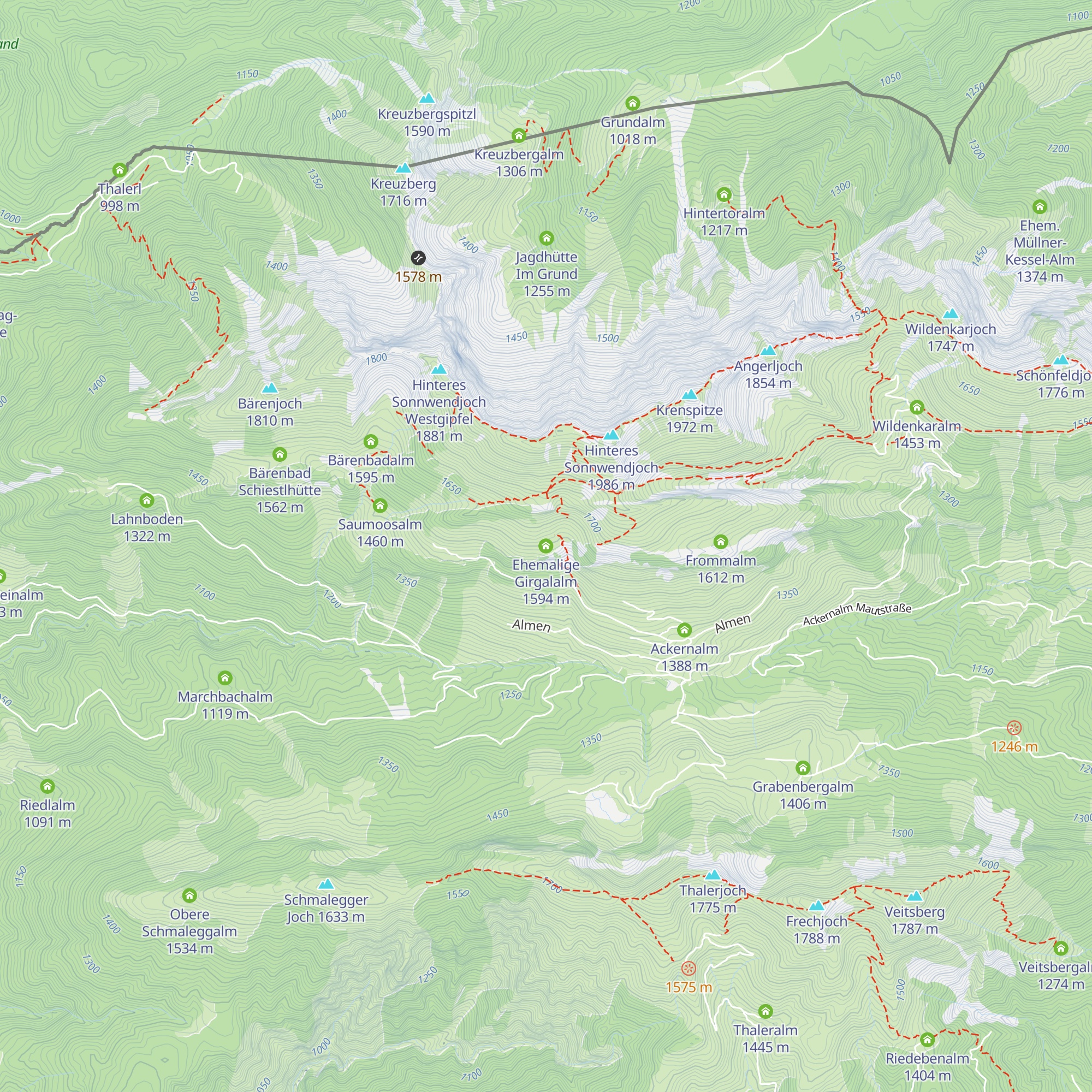 Ehemalige Girgalalm map