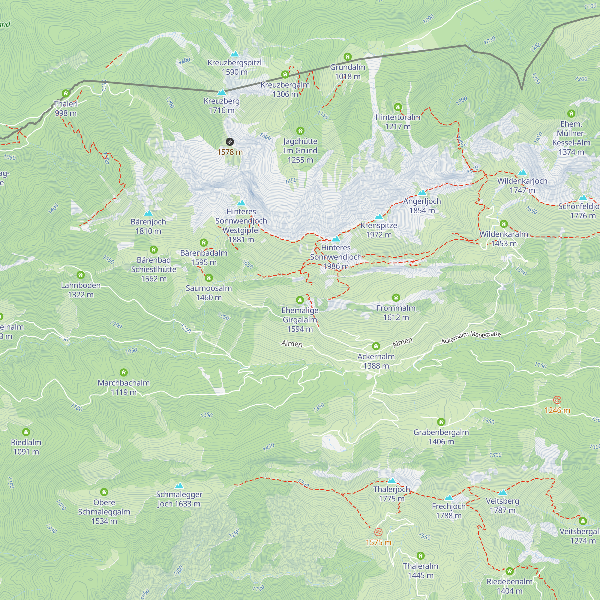 Ehemalige Girgalalm map