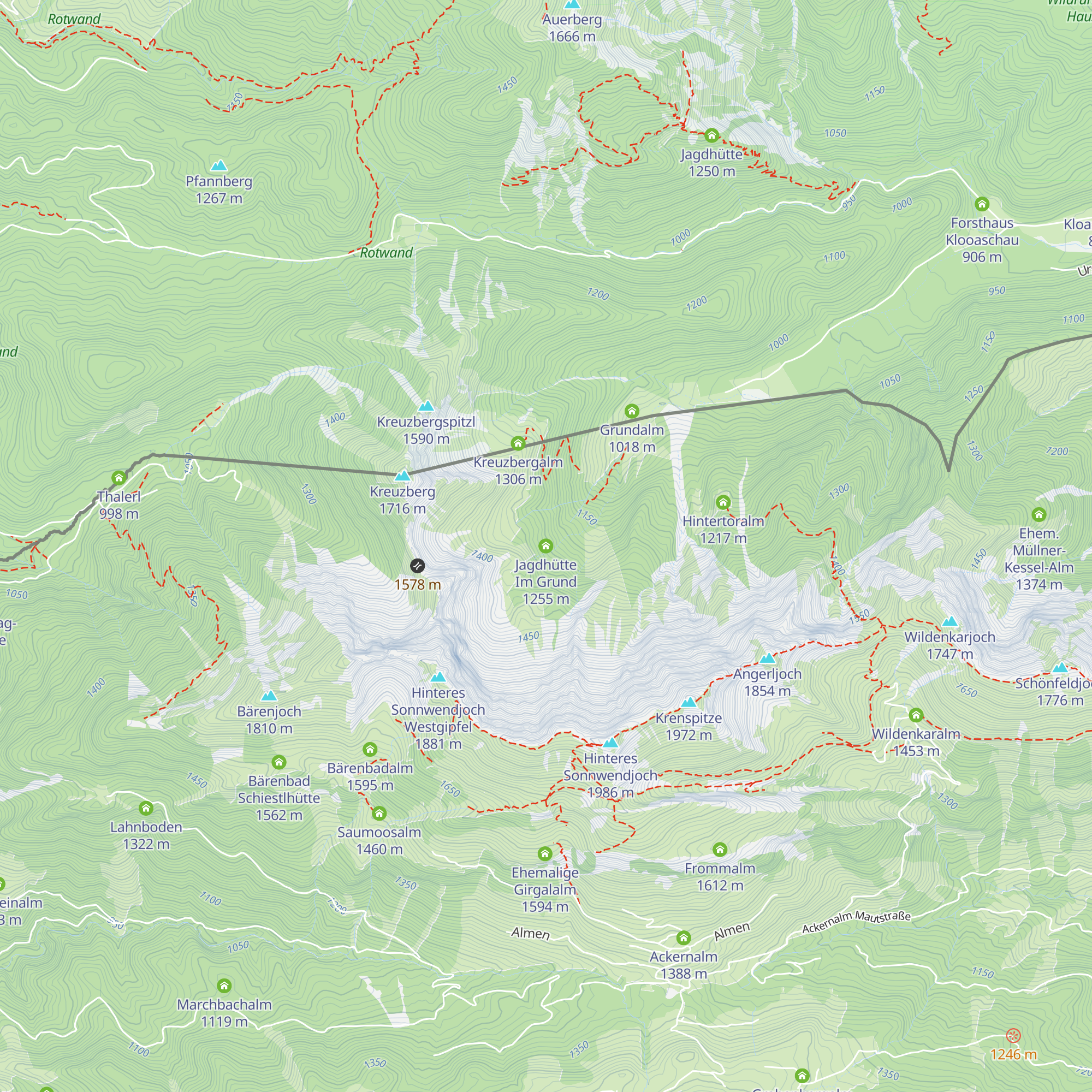 Jagdhütte Im Grund map