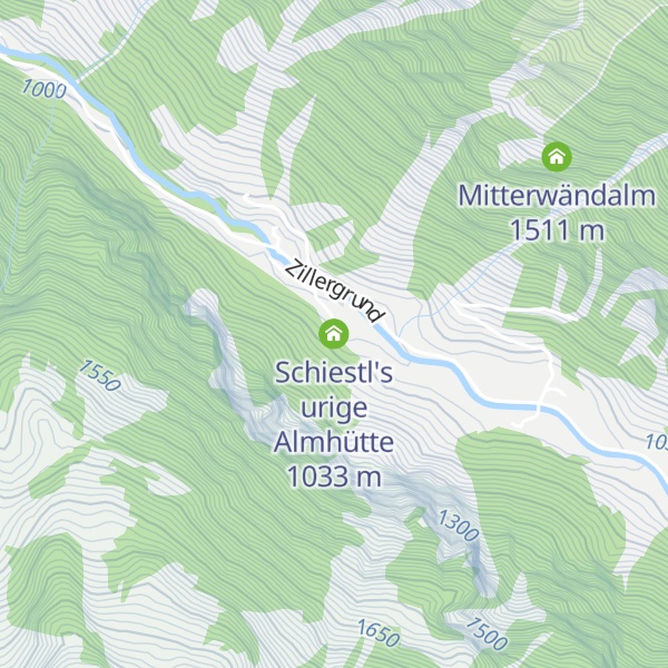 Map of Schiestl's urige Almhütte