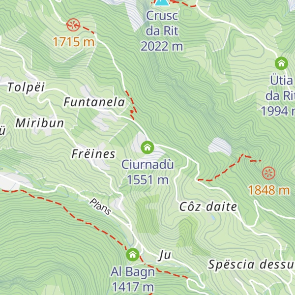 Map of Ciurnadù