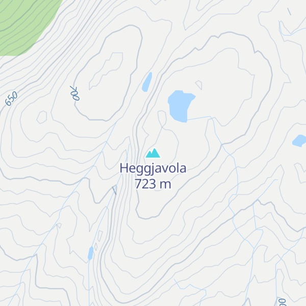 Map of Heggjavola