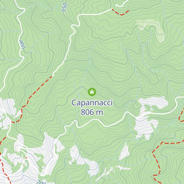 Map of Capannacci
