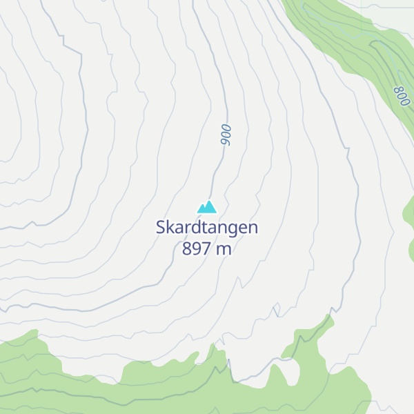 Map of Skardtangen