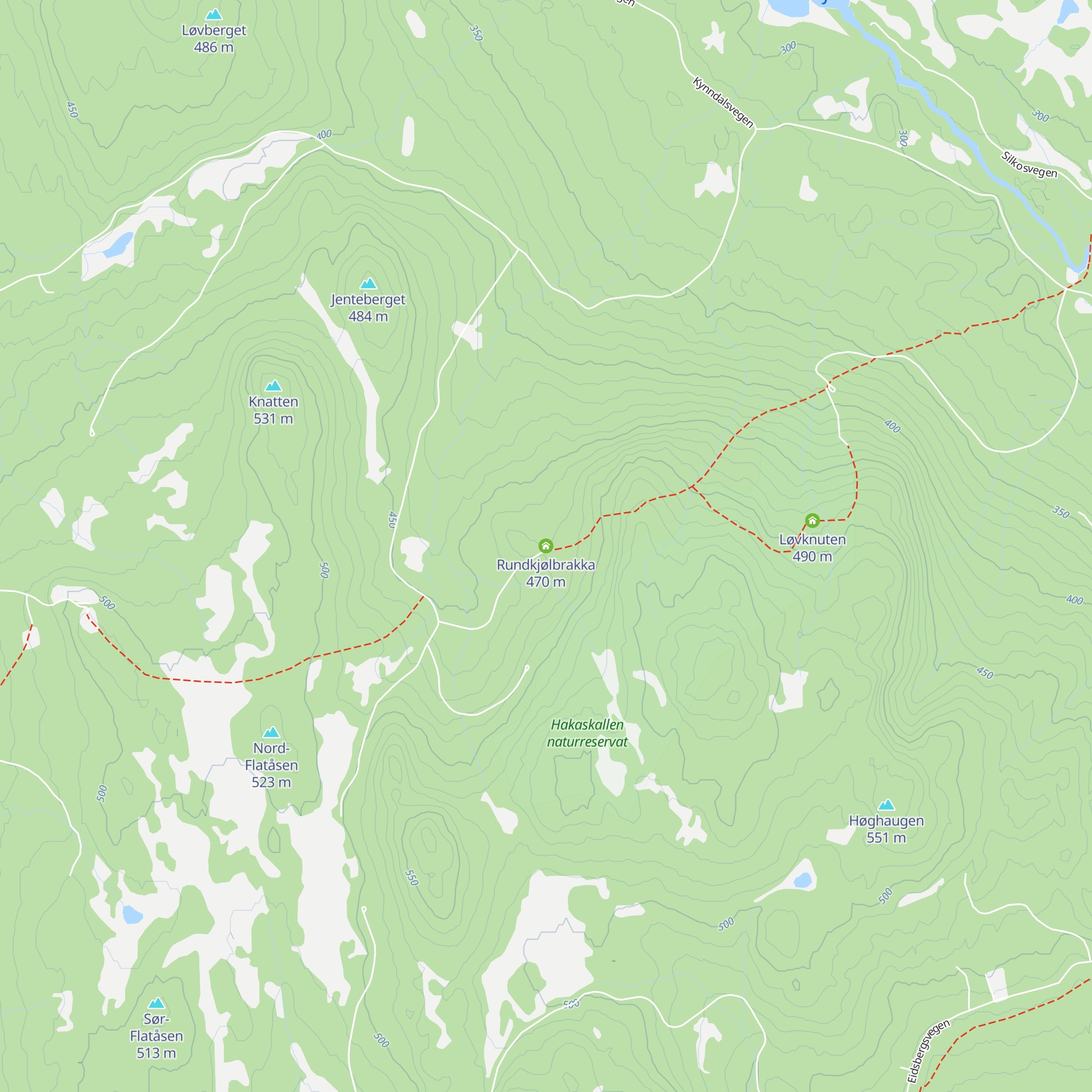 Rundkjølbrakka map