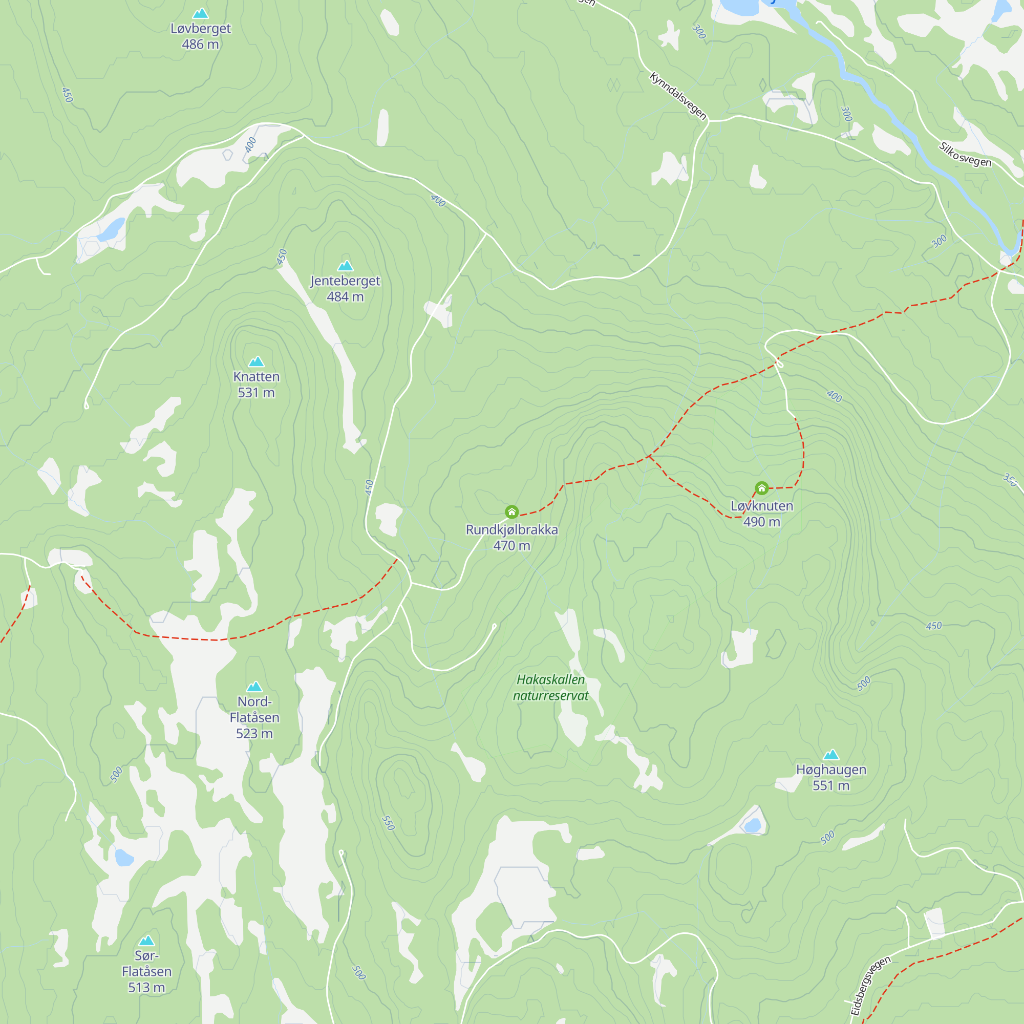 Rundkjølbrakka map