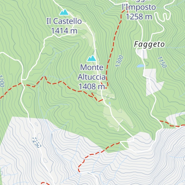 Map of Casetta del Vaccaio