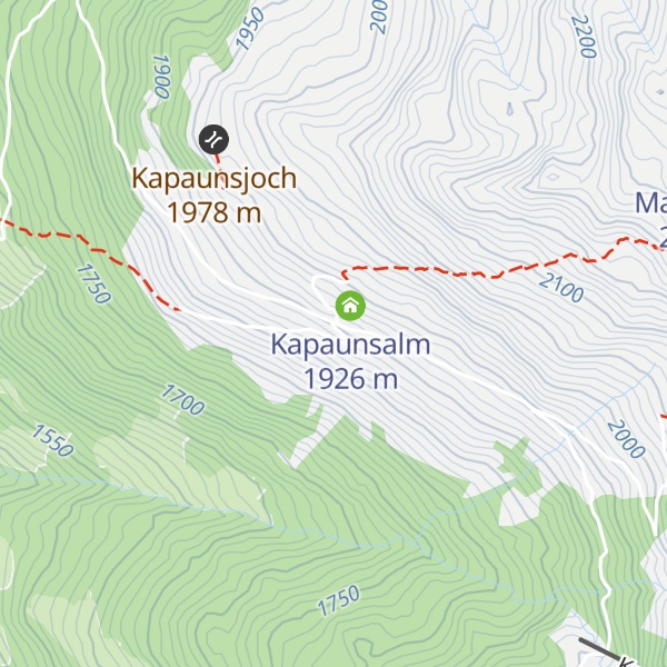 Map of Kapaunsalm