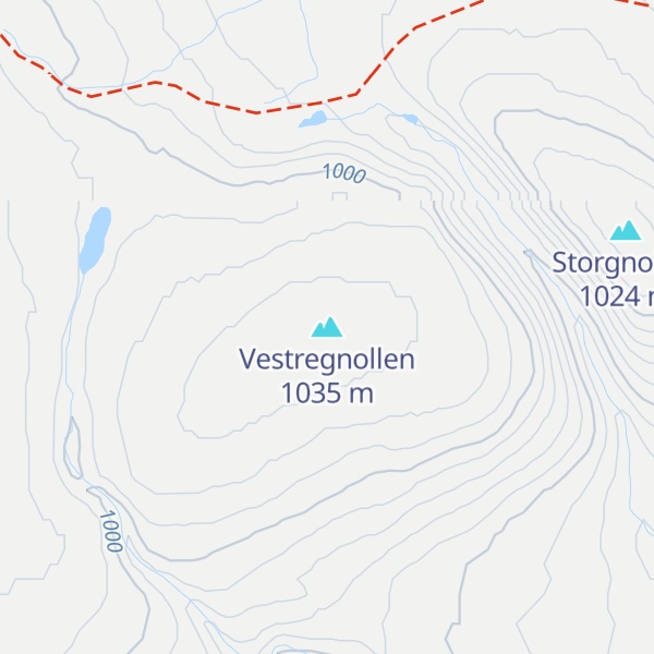 Map of Vestregnollen