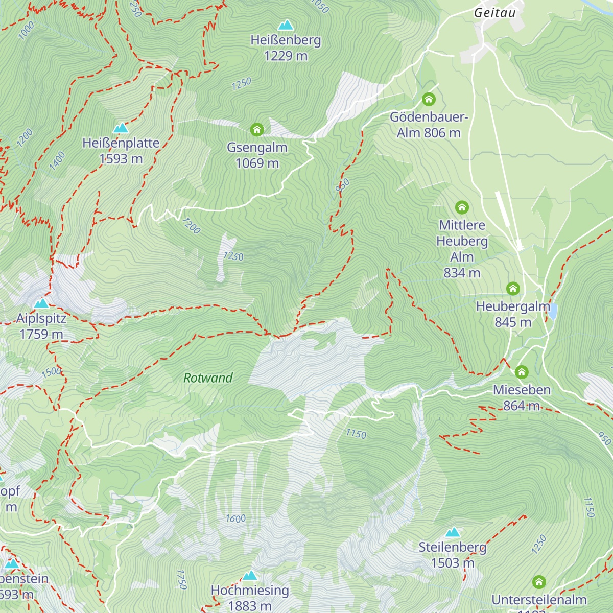 Angelalm map