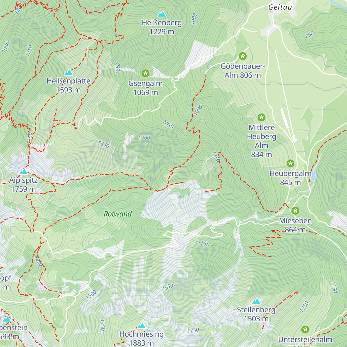 Angelalm map
