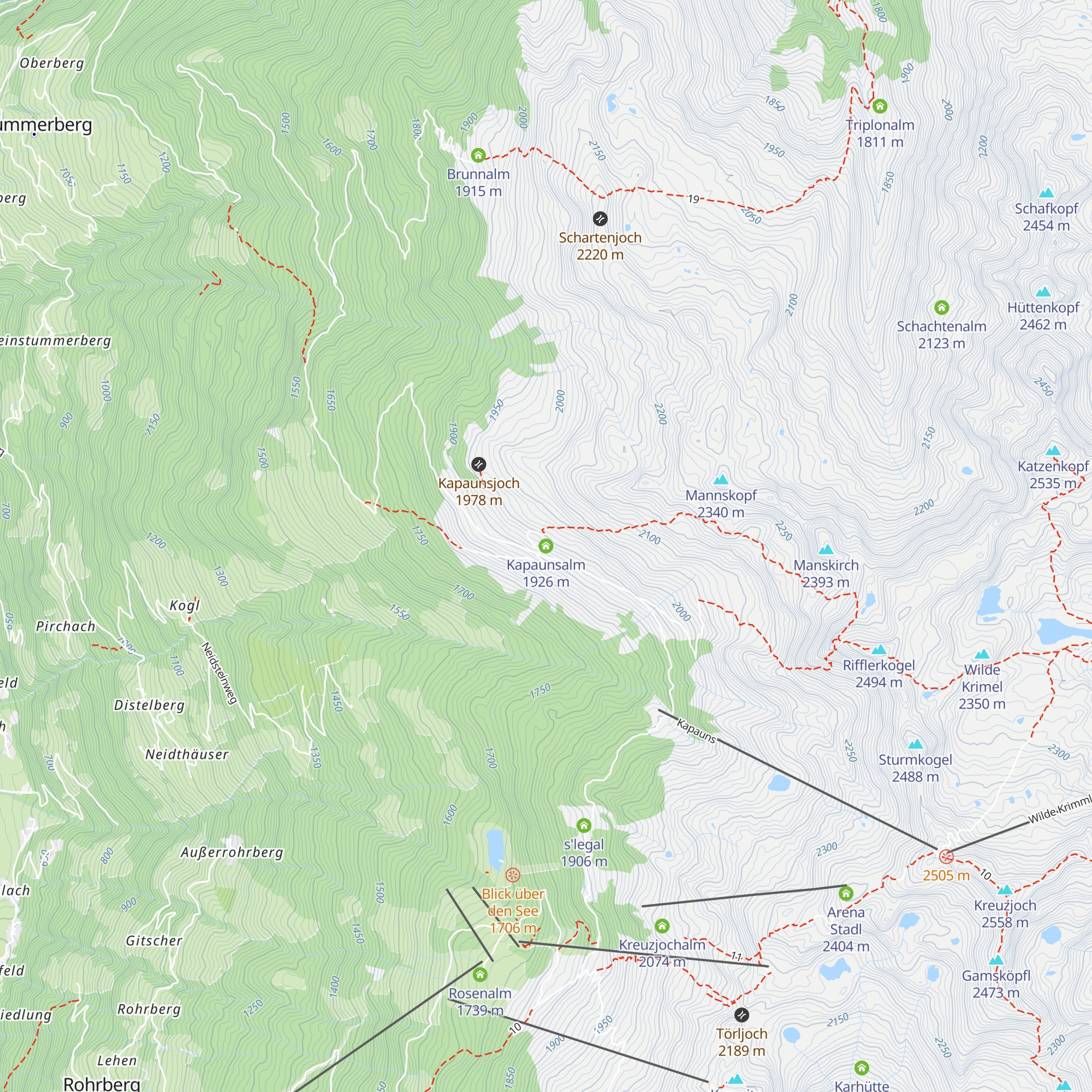 Kapaunsalm map