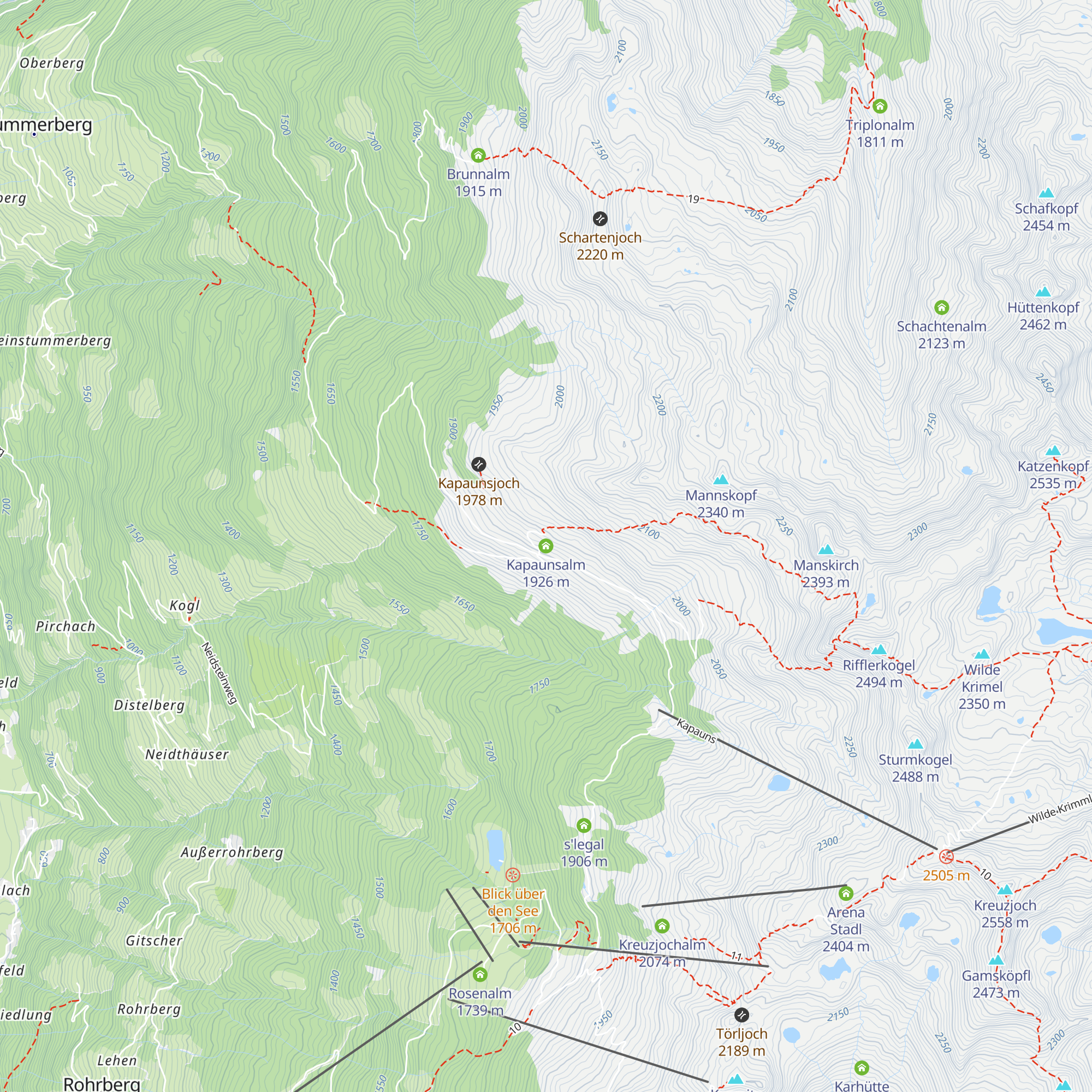 Kapaunsalm map