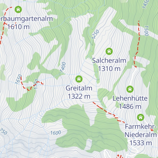 Map of Greitalm