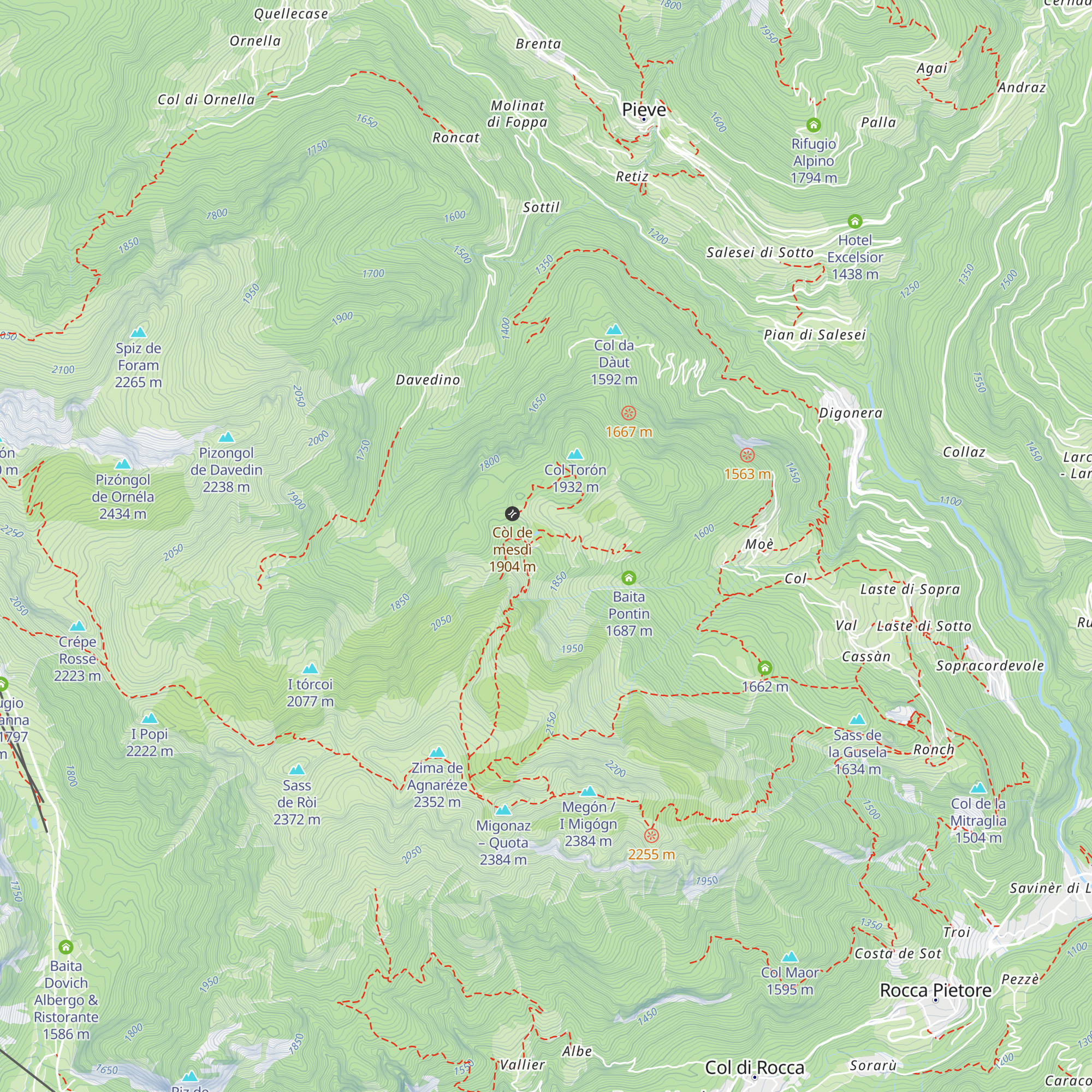 Agriturismo Malga Laste map