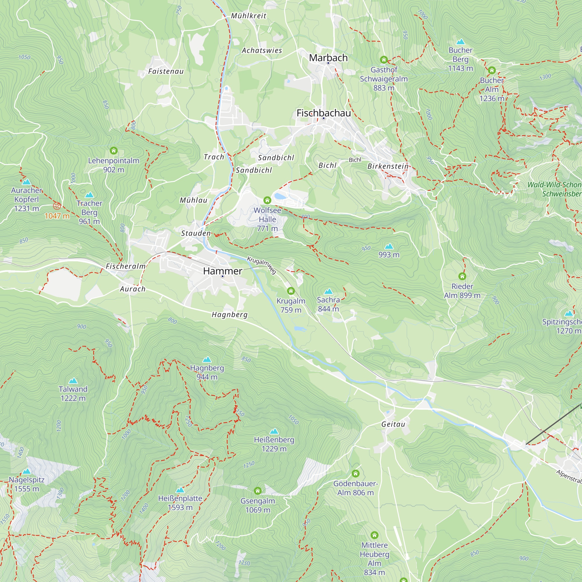 Krugalm map