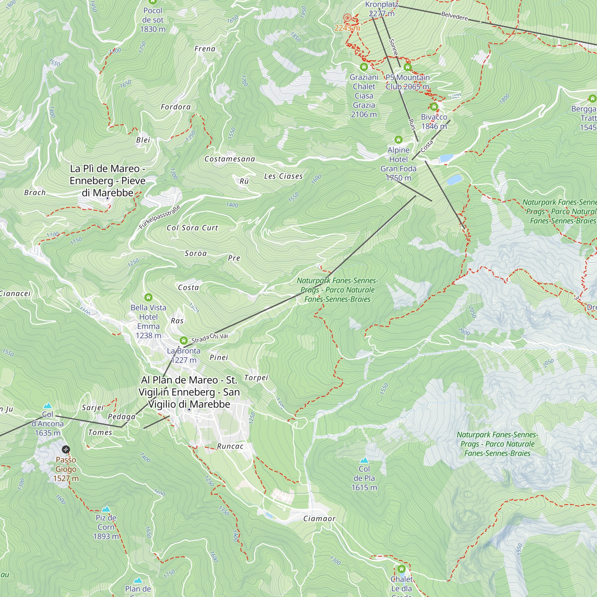 Riff'a Ski & Sky Restaurant map