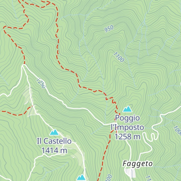 Map of Bivacco "Casetta del Cungi"