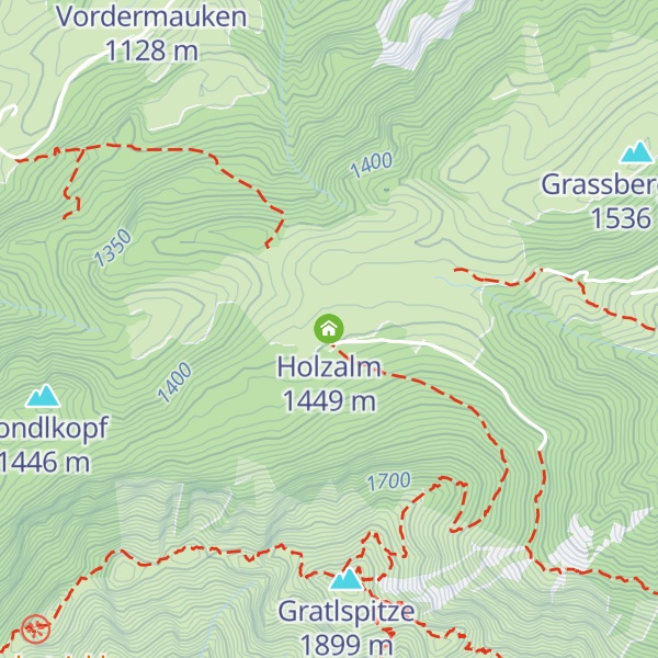 Map of Holzalm