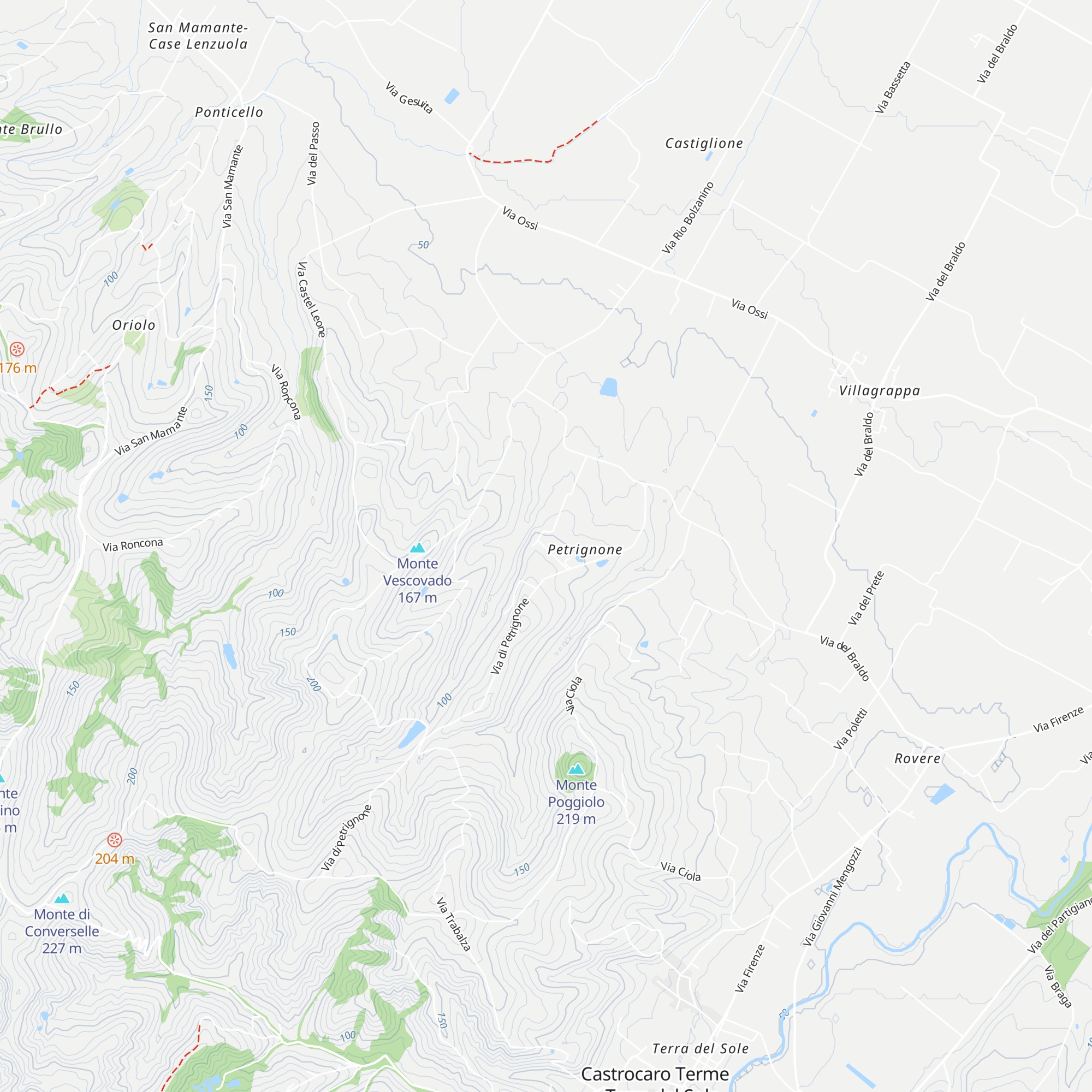 Capanna map