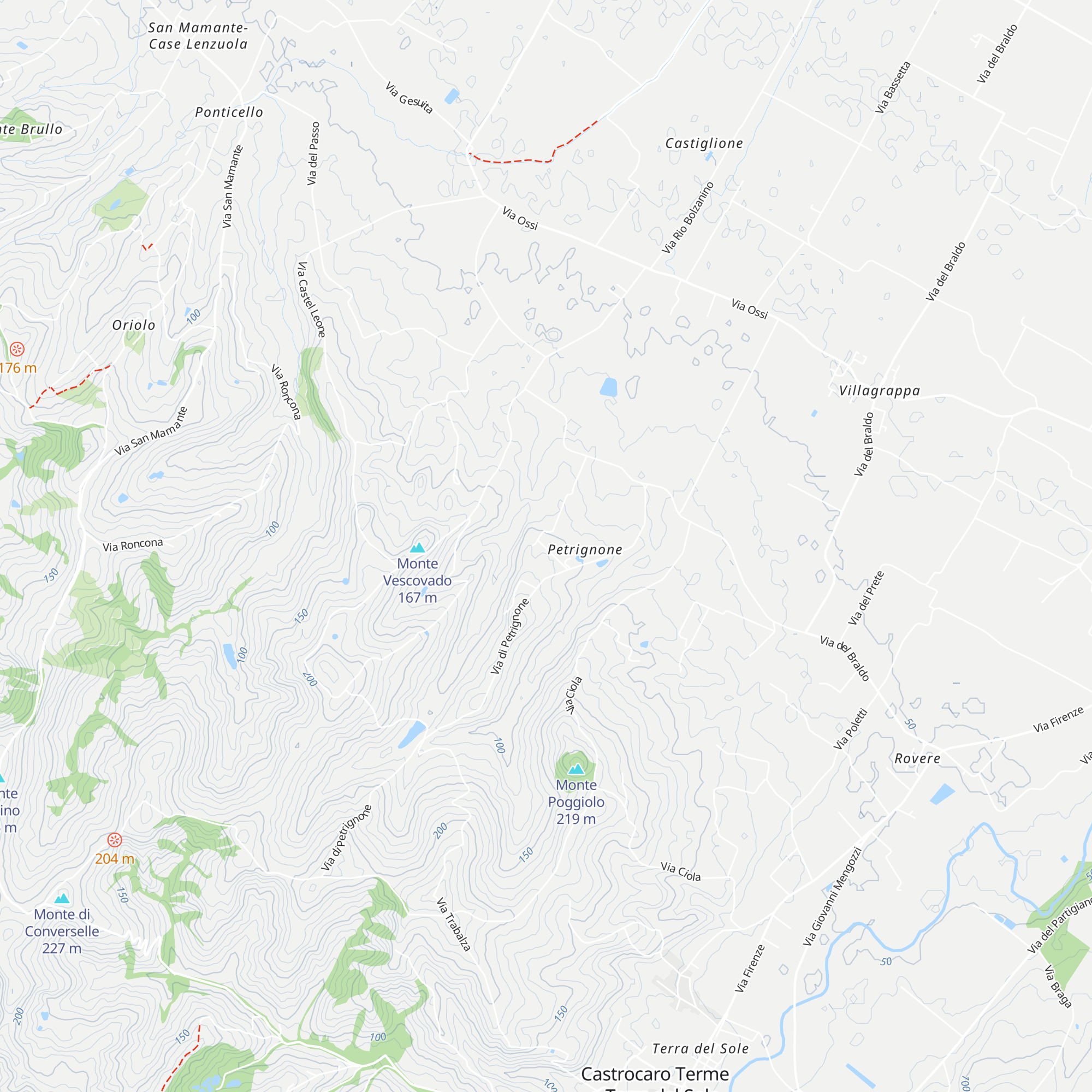 Capanna map