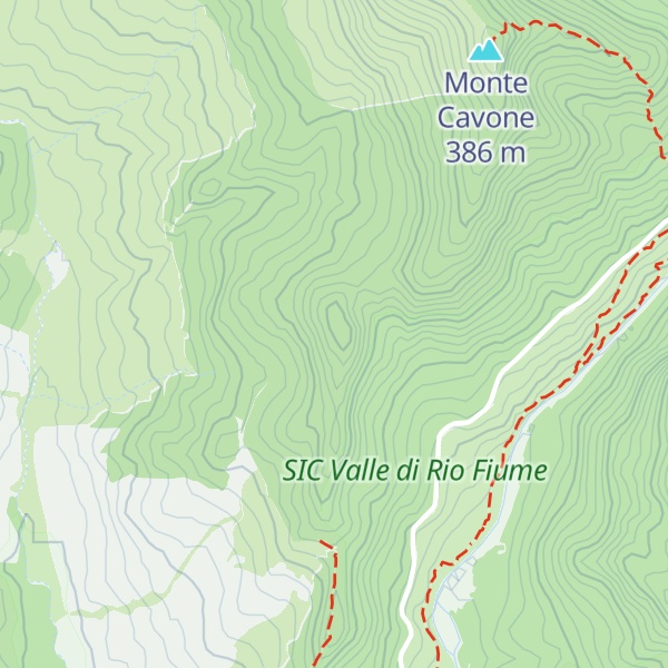 Map of Monte Chiavaccio