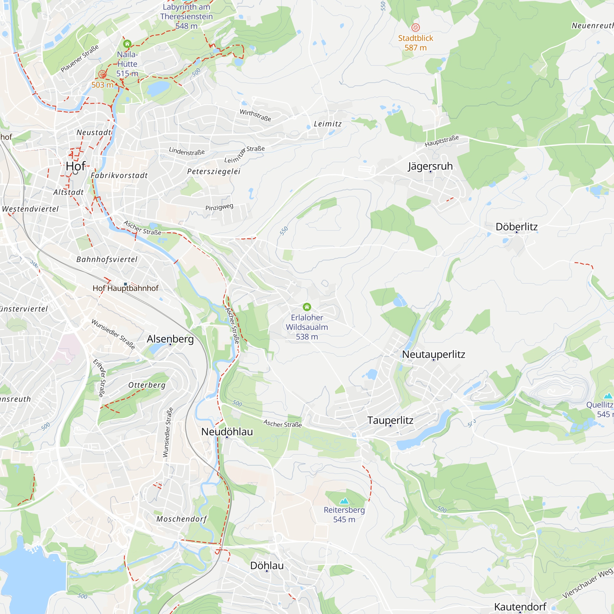 Erlaloher Wildsaualm map