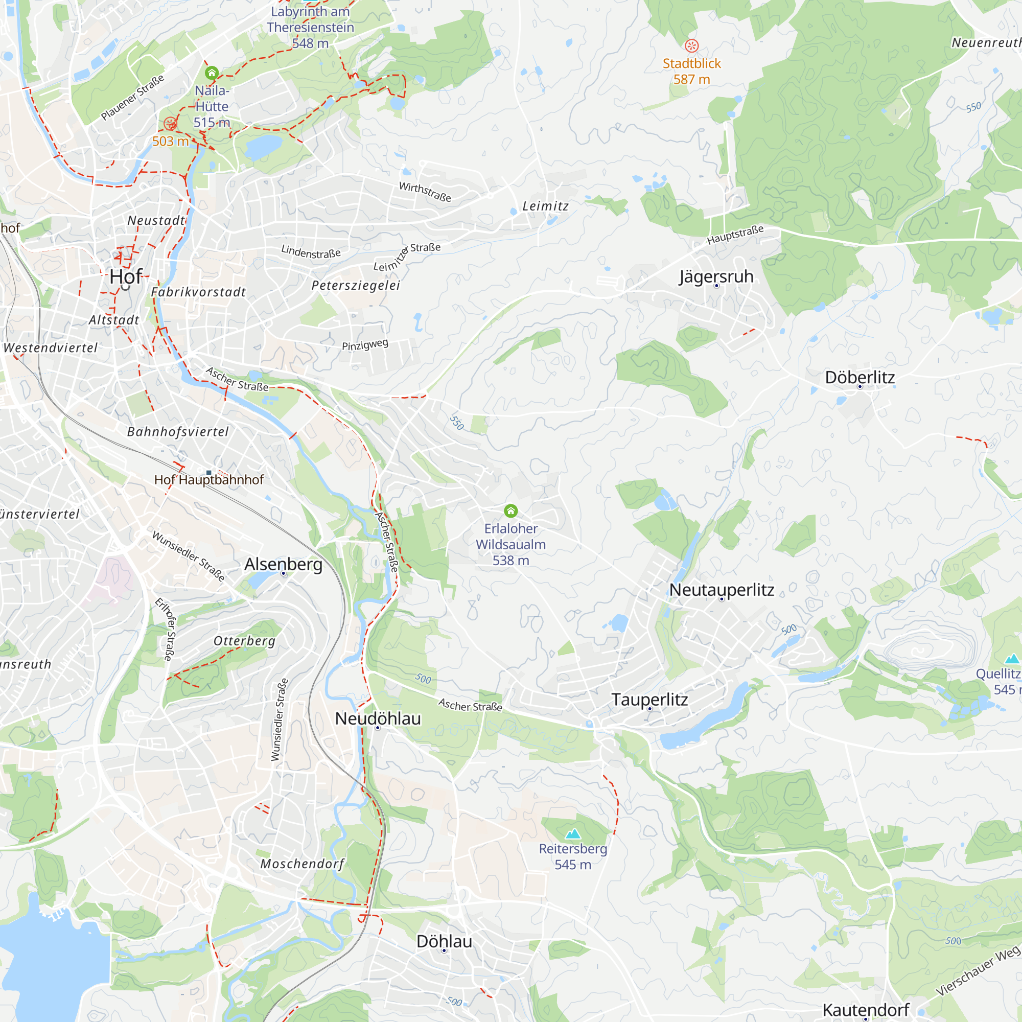 Erlaloher Wildsaualm map