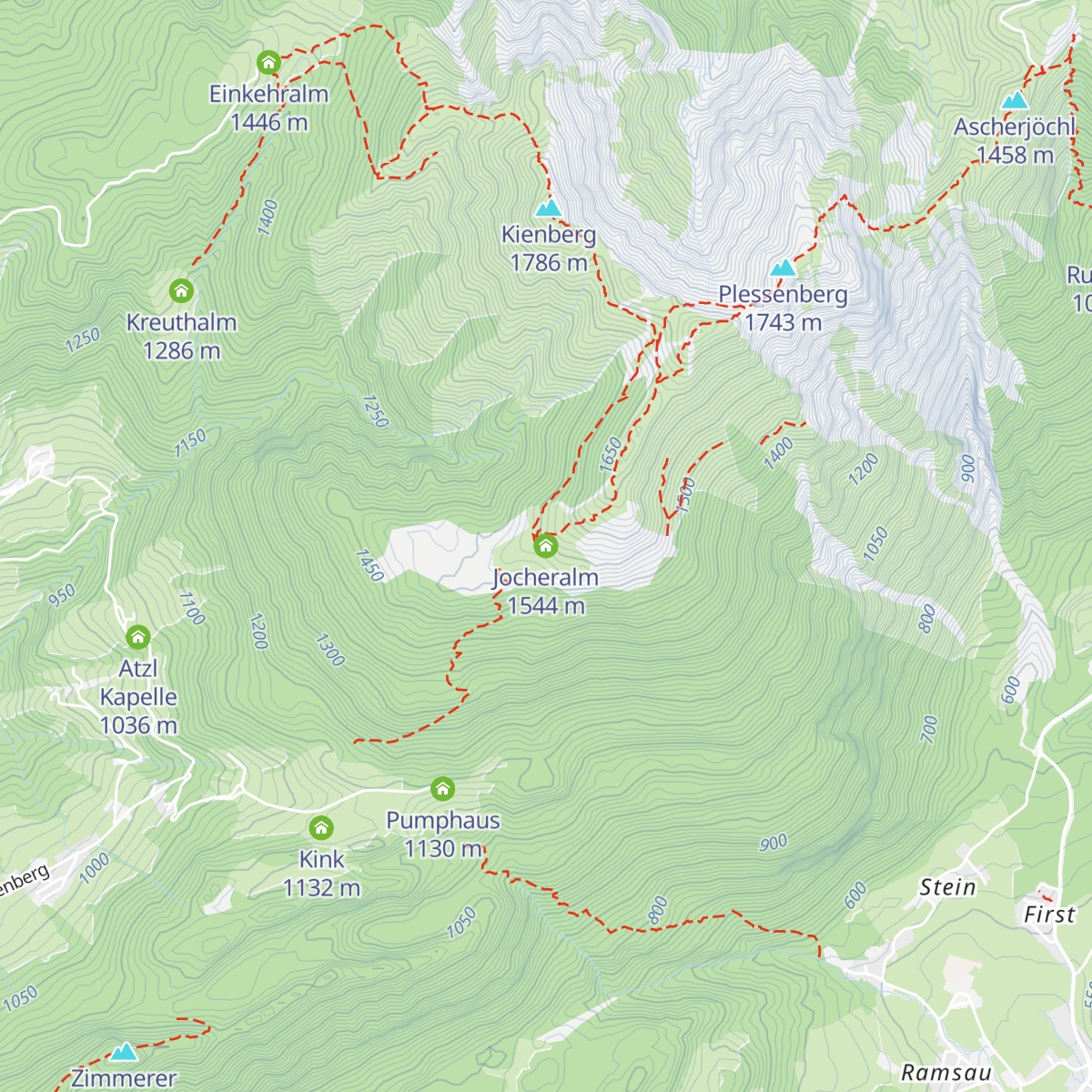 Jocheralm map