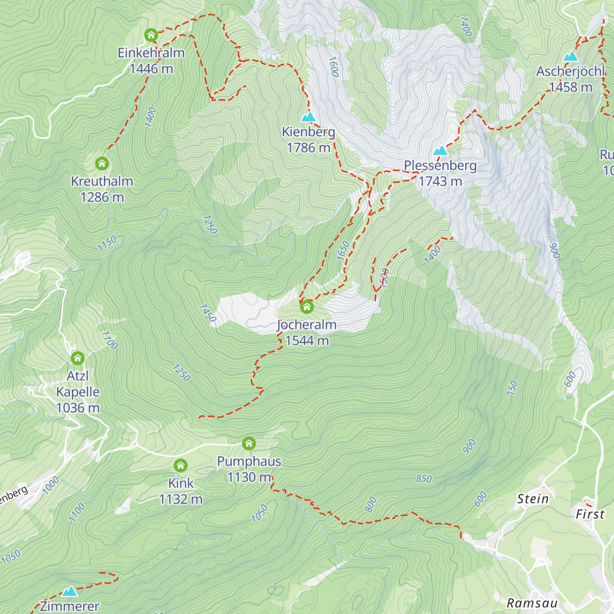 Jocheralm map