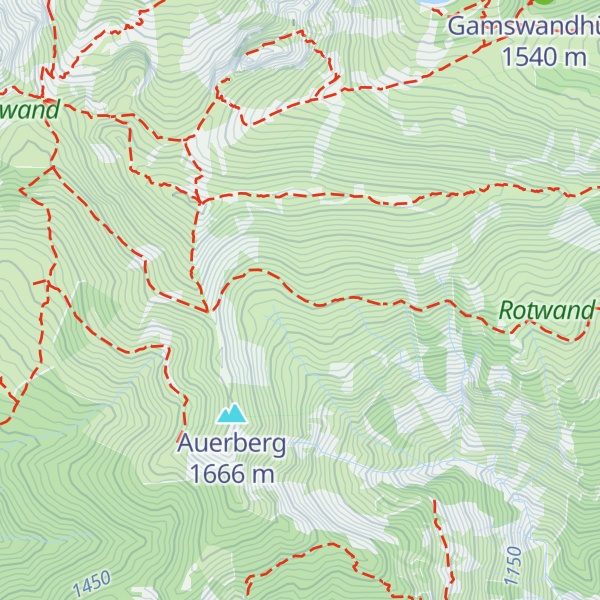 Map of Ehem. Obere Aueralm