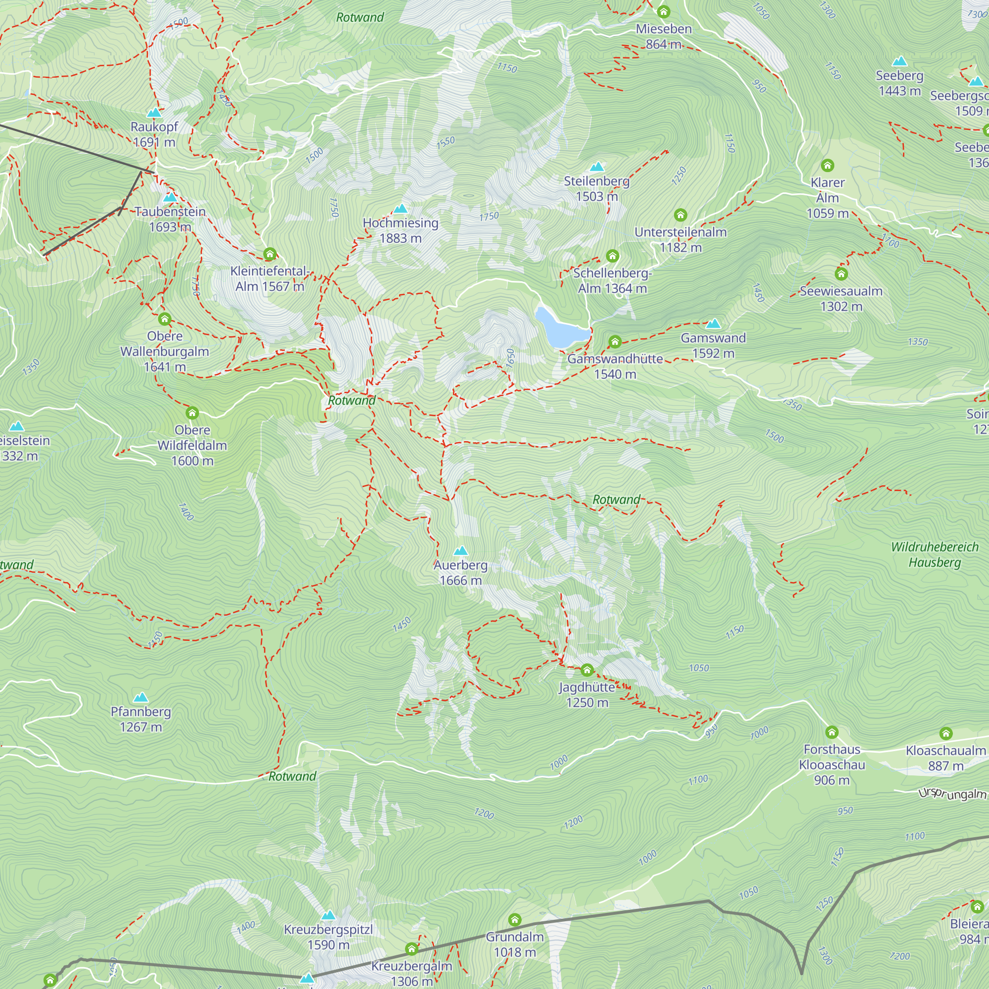 Ehem. Obere Aueralm map