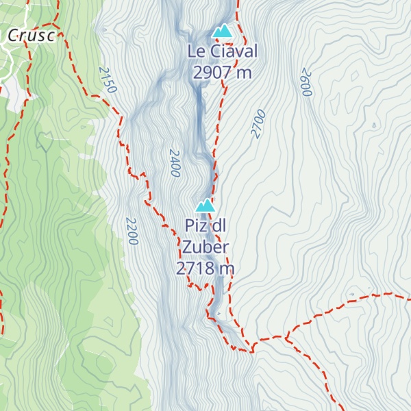 Map of Piz dl Zuber