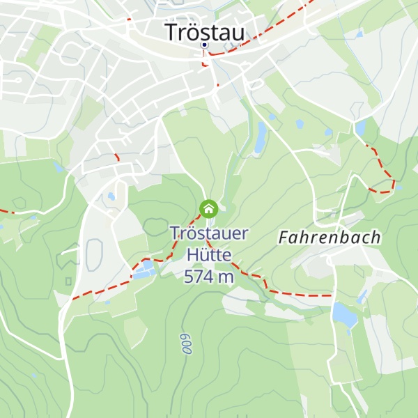 Map of Tröstauer Hütte