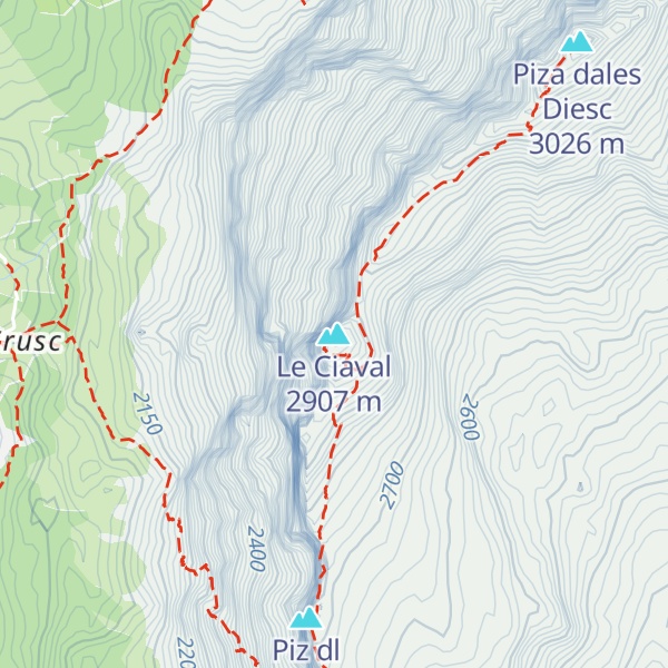 Map of Le Ciaval