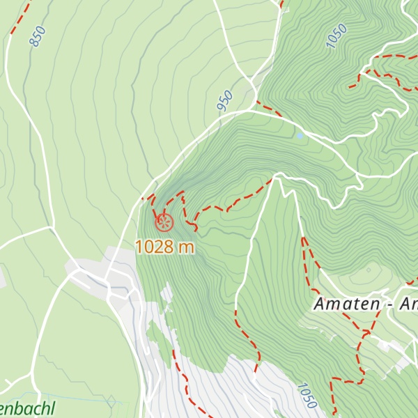 Map of Aufhofner Kofel