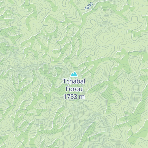 Map of Tchabal Forou