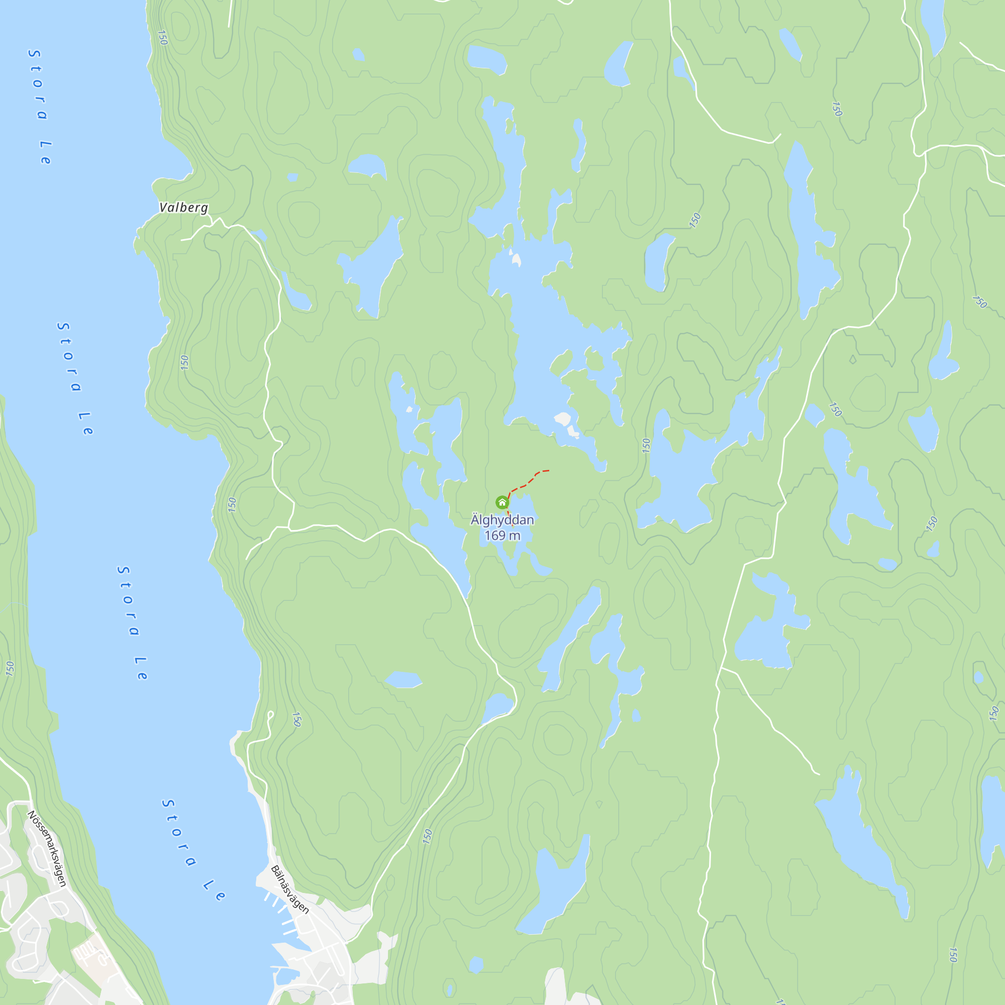 Älghyddan map