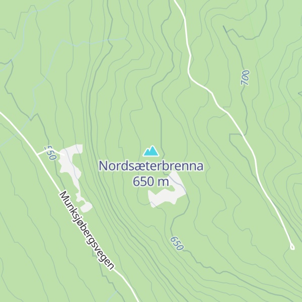 Map of Nordsæterbrenna