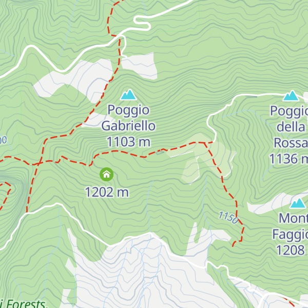 Map of Monte Calvano