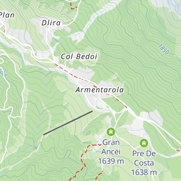 Map of Hotel Armentarola