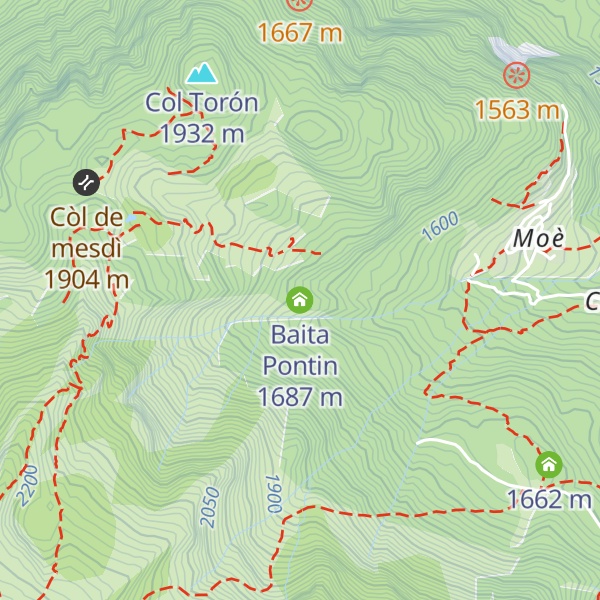 Map of Baita Pontin