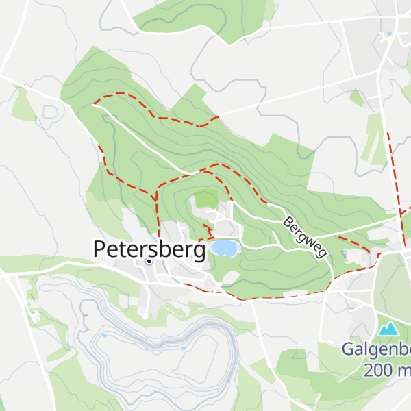 Map of Petersberg