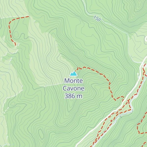 Map of Monte Cavone