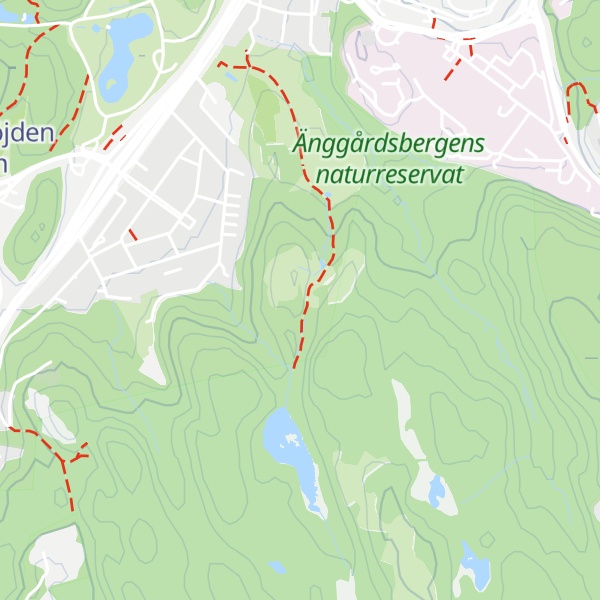 Map of Håberget