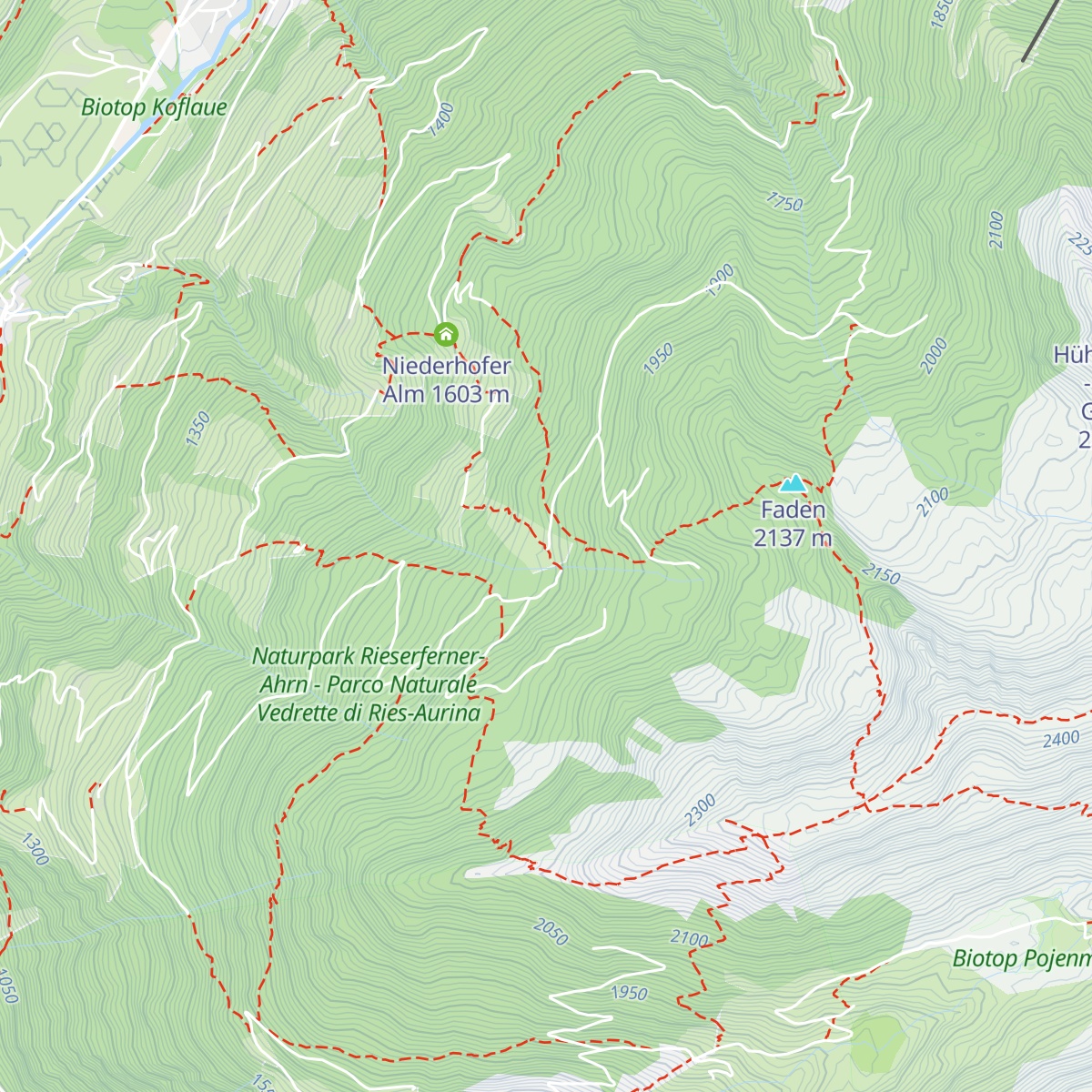Gruberalm map