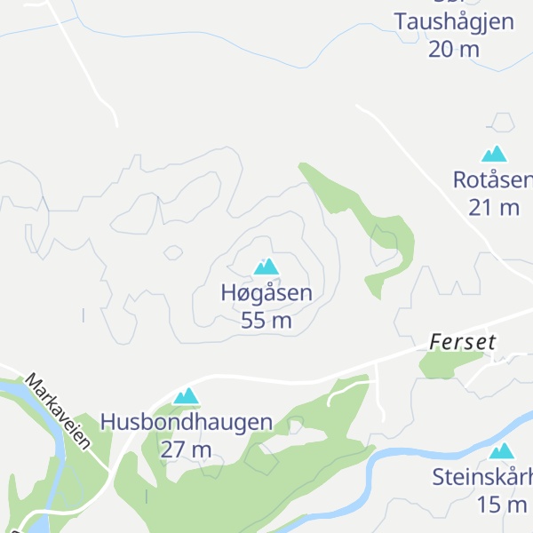 Map of Høgåsen