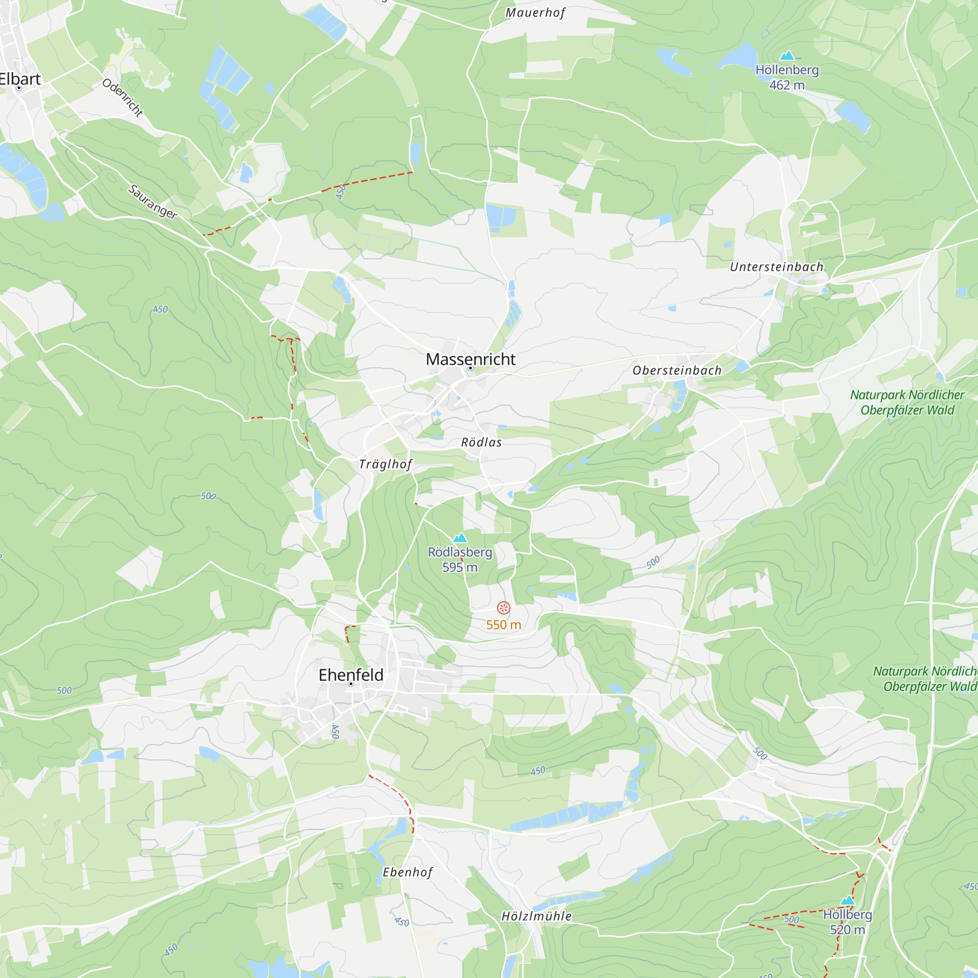 Rödlaser Berghütte map